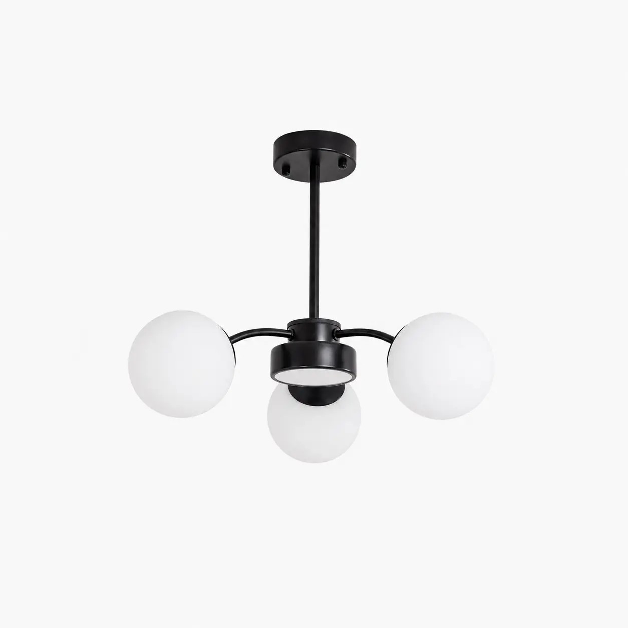 3 zwarte lampen