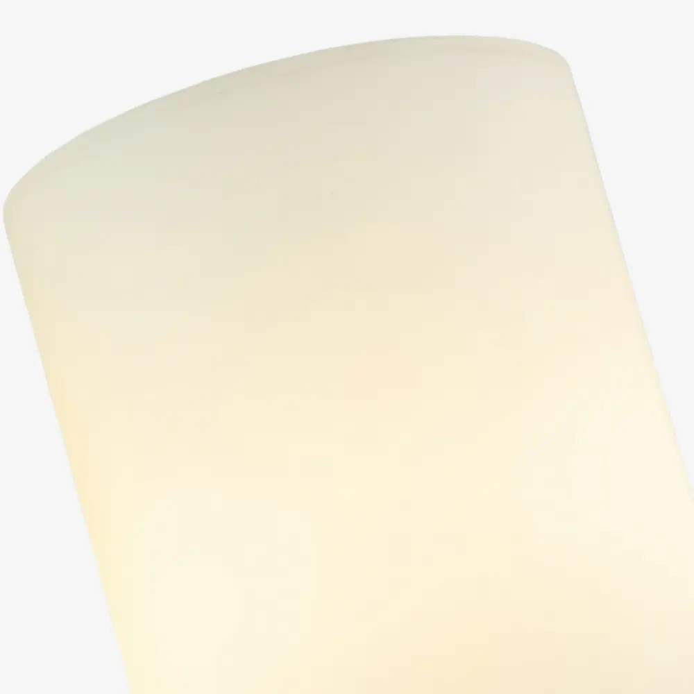 Clear glass shade detail