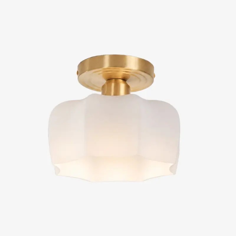 Messing plafondlamp in stijl B