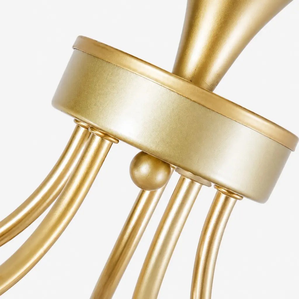 Goldmetall-Armverbindungsdetail