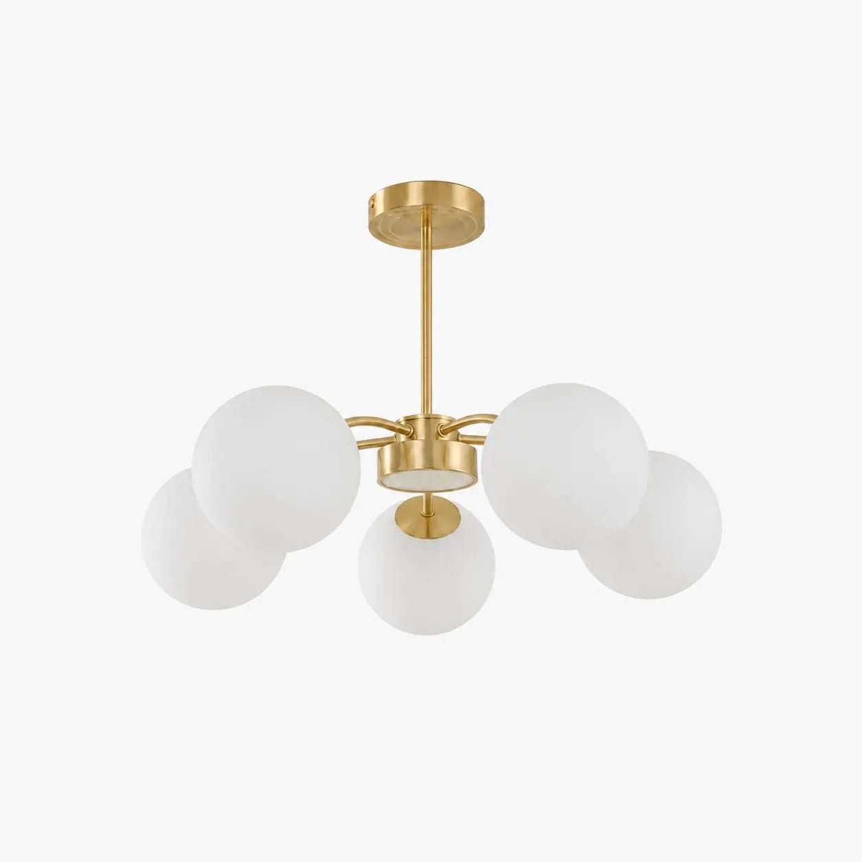 5 lampen koper