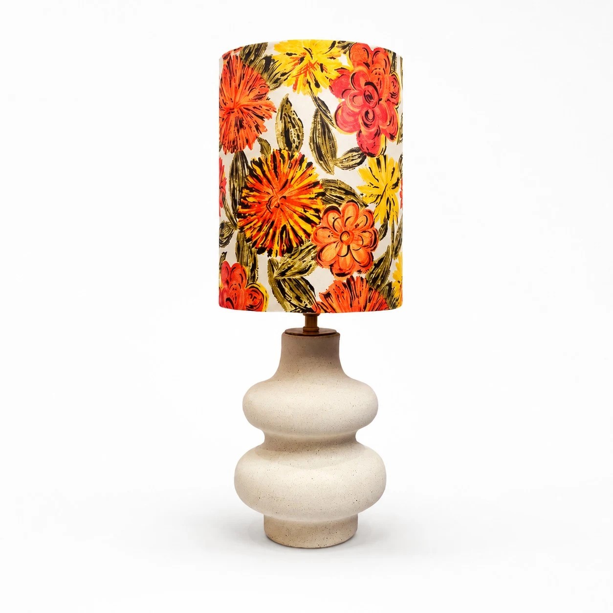 Liberty keramische tafellamp met bloemenmotief (SKU-afbeelding op witte achtergrond)