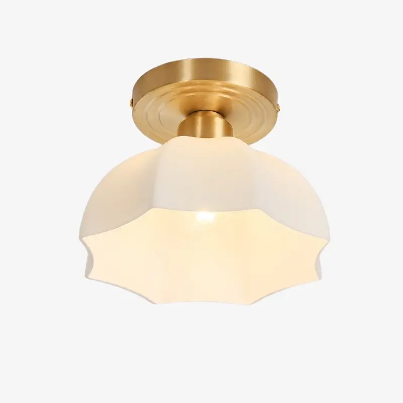 Stijl A messing plafondlamp