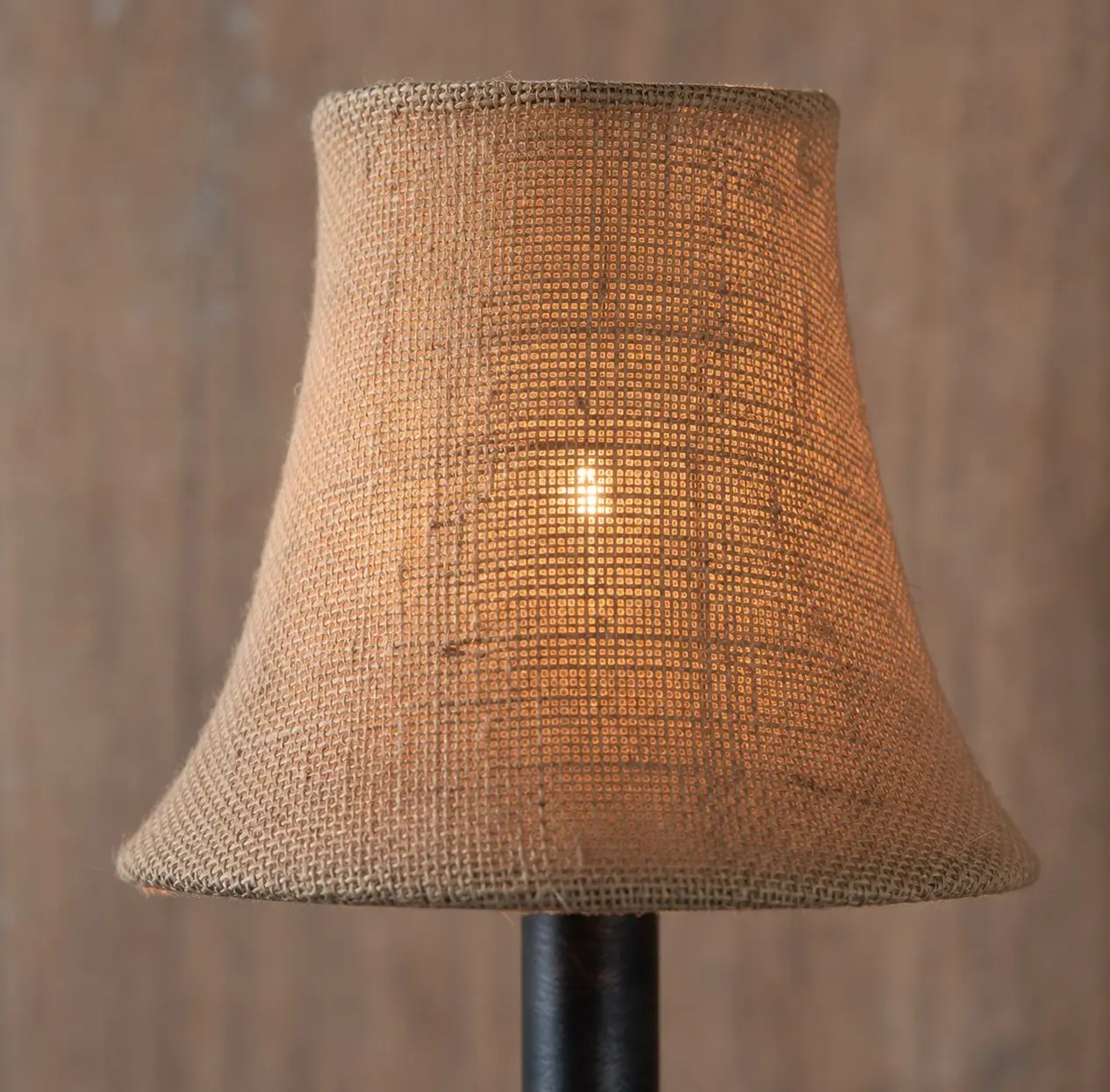 Close view of linen shade texture