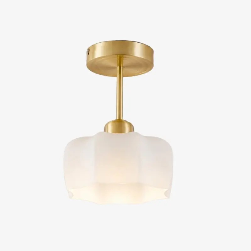 Stijl B verlengde messing plafondlamp