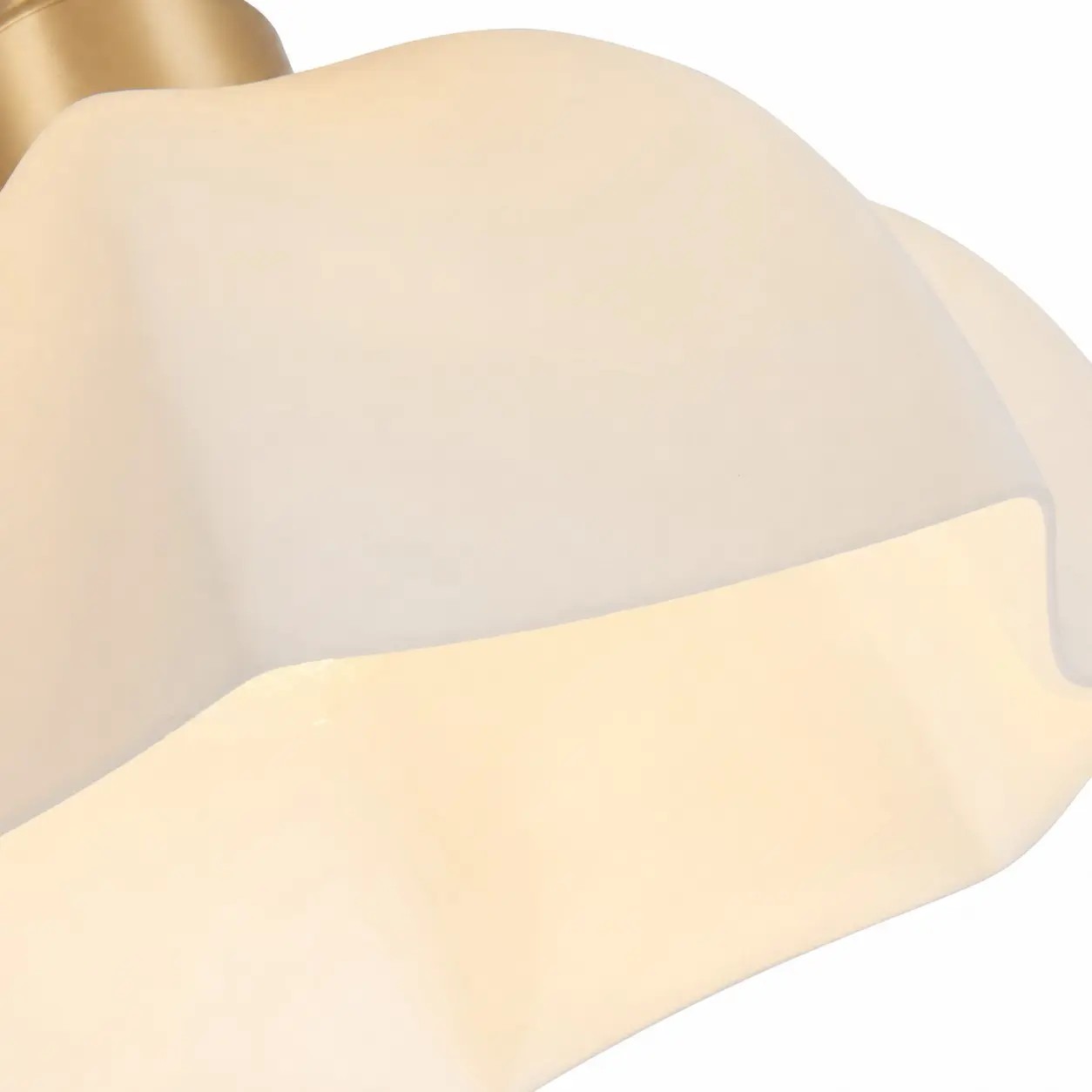 Randdetail van melkglas